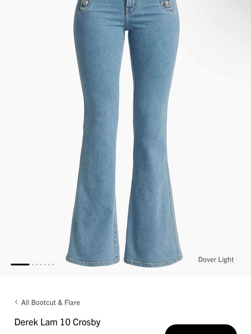 Derek Lam Light Blue Flare Jeans